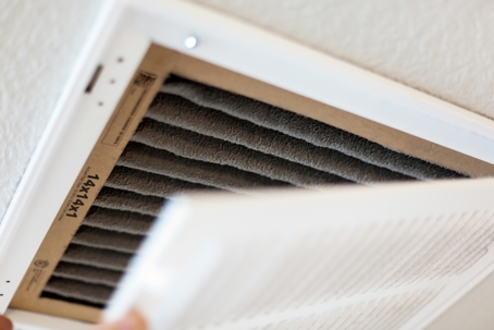 replacing dirty air filters