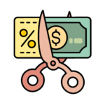 Cutting Money Icon